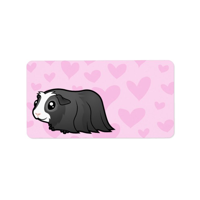 Guinea Pig Love (long hair) Label (Front)