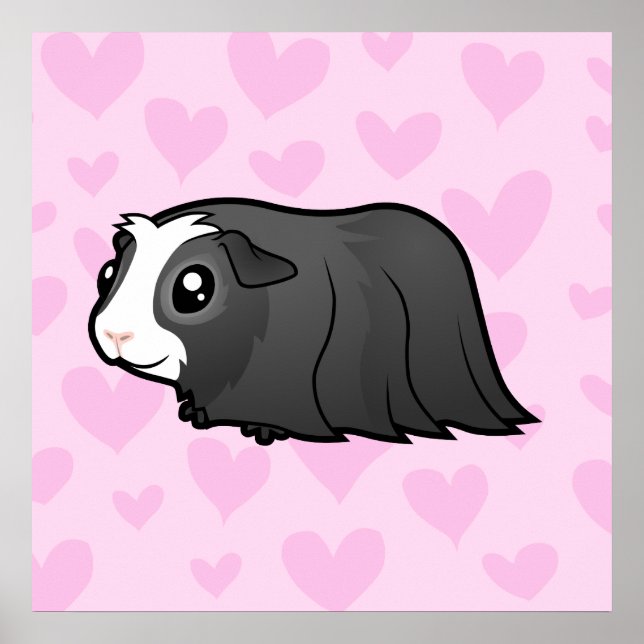 Guinea Pig Love (long hair) Poster (Front)