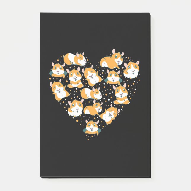 Guinea Pig Love Post-it Notes (Front)