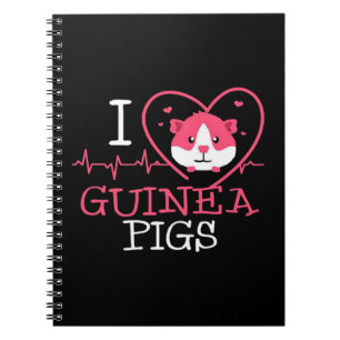 Guinea Pig Love Rodent Heartbeat Guinea Pig Notebook