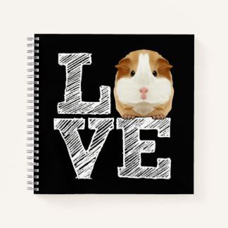 Guinea Pig Love Rodent Wheek Notebook
