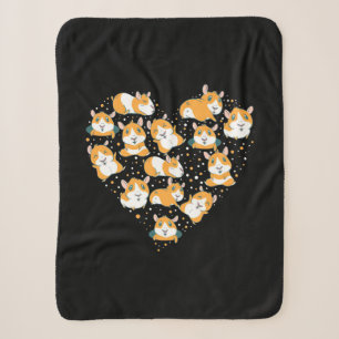Guinea Pig Love Sherpa Blanket
