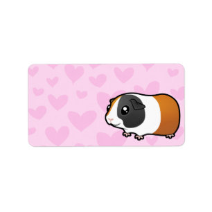 Guinea Pig Love (smooth hair) Label