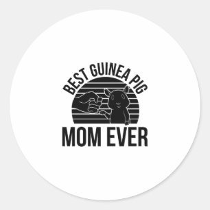 Guinea Pig Lover Classic Round Sticker
