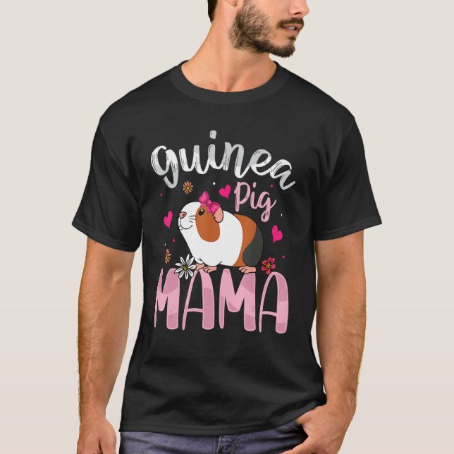 Guinea Pig Mama   Guinea Pigs   Women Girls Kid T-Shirt (Front)