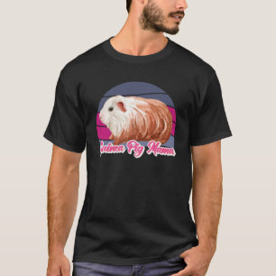 GUINEA PIG MAMA   Retro Look Piggy T-Shirt