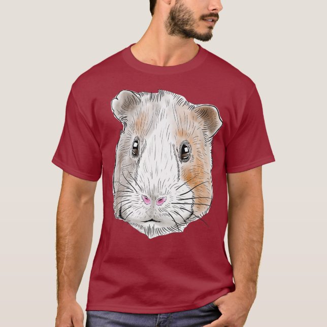 Guinea Pig Matching Cute Furry Potato Mum Cavy T-Shirt (Front)