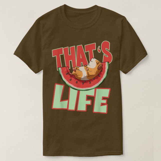 Guinea Pig Melon Melon Swing  T-Shirt (Design Front)
