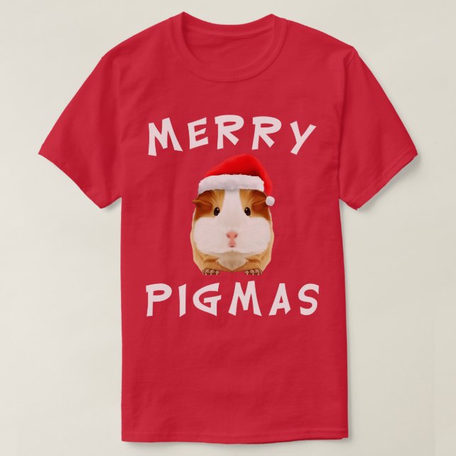 Guinea Pig Merry Pigmas TChristmas Xmas 1 T-Shirt (Design Front)