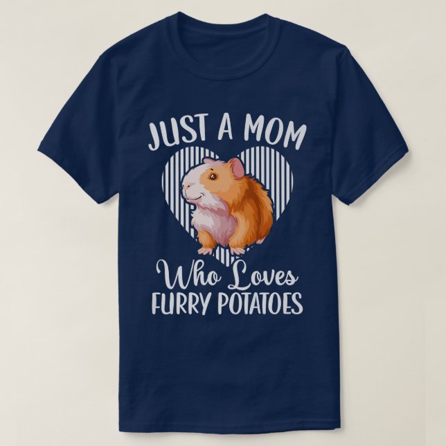 Guinea Pig Mom Cute Cavy Premium2257  T-Shirt (Design Front)