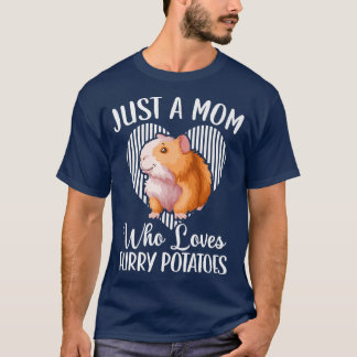 Guinea Pig Mom Cute Cavy Premium2257  T-Shirt