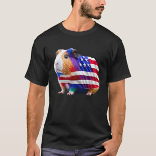 Guinea Pig Mom Dad Funny Piggy 4th July T-Shirt