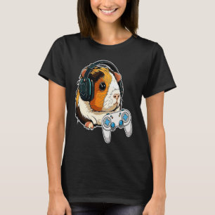 Guinea Pig Mom Dad  Piggy  Chew Cage  7 T-Shirt