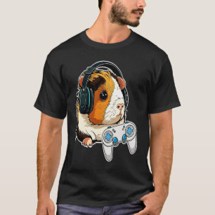 Guinea Pig Mom Dad  Piggy  Chew Cage  7 T-Shirt