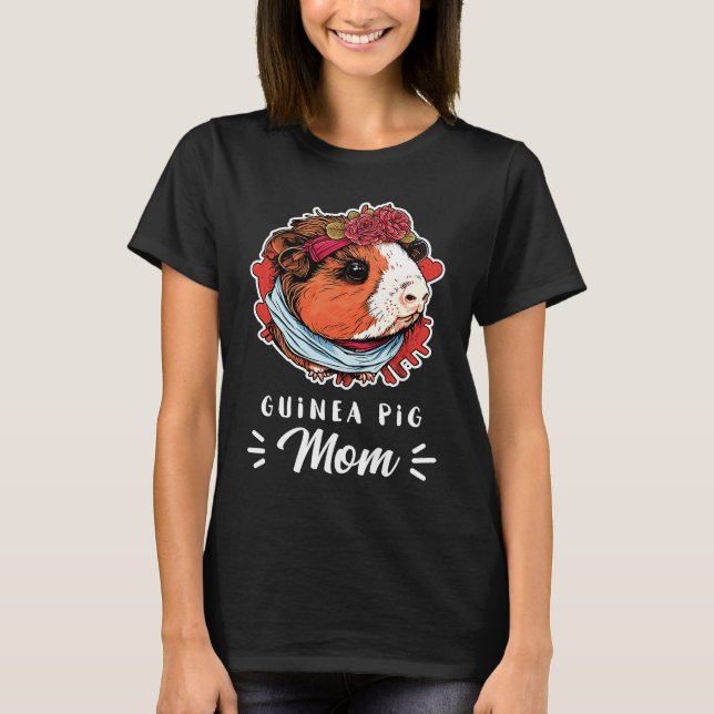 Guinea Pig Mom Outfit for Guinea Piggies Girl   3 T-Shirt (Front)