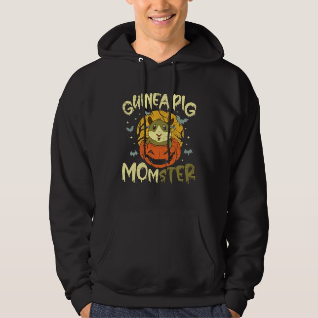 Guinea Pig Momster Halloween Guinea Pigs Hoodie (Front)