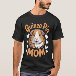 Guinea Pig Mum Adorable Pet Cavy Lover T-Shirt