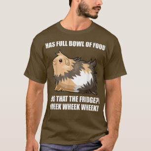 Guinea Pig Mum Dad Funny Piggy Food Wheek Wheek  T-Shirt