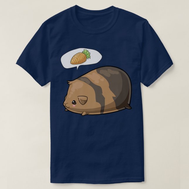 Guinea Pig Mum Dad Funny Piggy Lover Design  T-Shirt (Design Front)