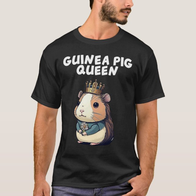 Guinea Pig Mum Dad  Piggy  Chew Cage  1 T-Shirt (Front)