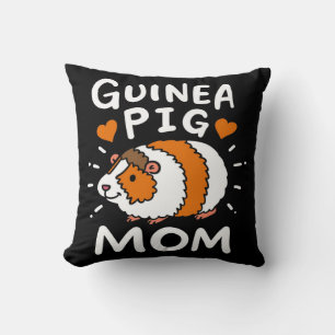 Guinea Pig Mum Funny Mother Day Cute Pet Cushion