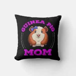 Guinea Pig Mum Furry Pet Mors Day Gift Womens Cushion