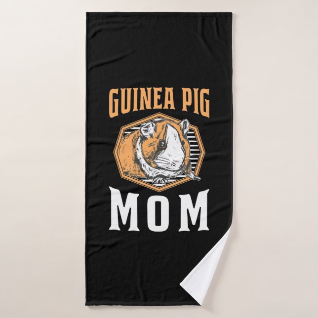 Guinea Pig Mummy Bath Towel (Bath Towel)