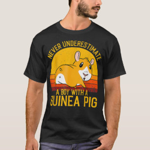 Guinea Pig Never underestimate a Boy with a Guine T-Shirt