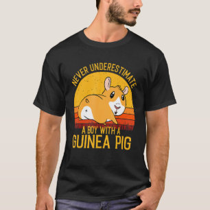 Guinea Pig Never Underestimate A Boy With A Guine T-Shirt