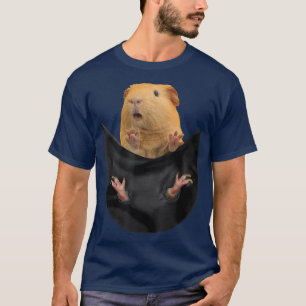 Guinea Pig Owner Cute Pocket Guinea Pig  T-Shirt