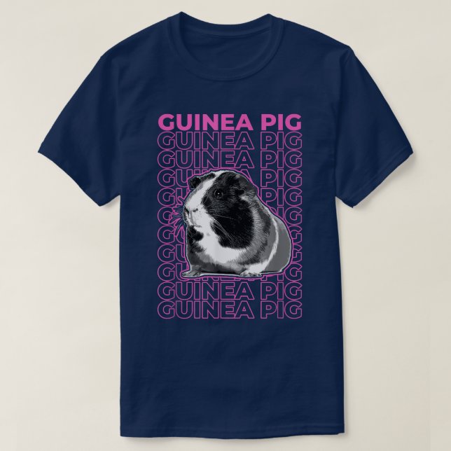 Guinea Pig Pastel Aesthetic  T-Shirt (Design Front)