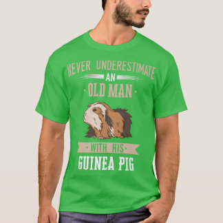 Guinea Pig Pet Peruvian Sheba old man T-Shirt