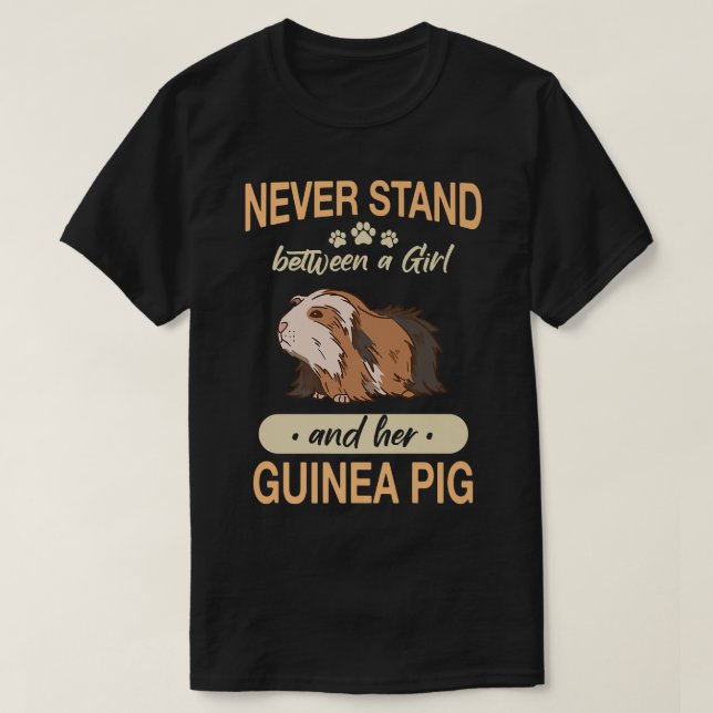 Guinea Pig Pet Peruvian Sheba Premium2346  T-Shirt (Design Front)