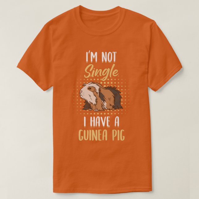 Guinea Pig Pet Peruvian Sheba  T-Shirt (Design Front)