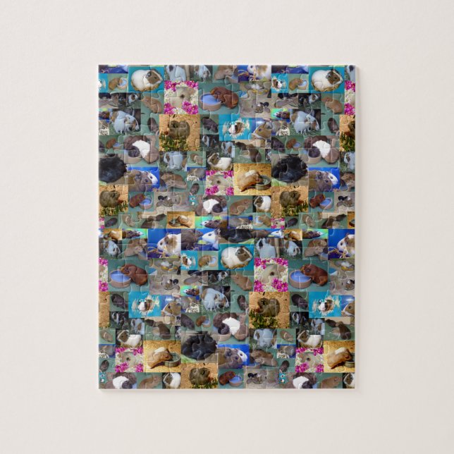 Guinea Pig Photo Collage, Jigsaw Puzzle (Vertical)