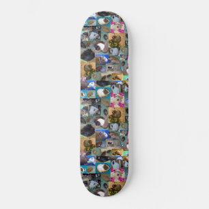 Guinea Pig Photo Collage Skateboard