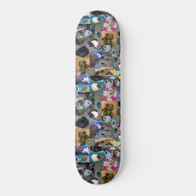 Guinea Pig Photo Collage Skateboard (Front)