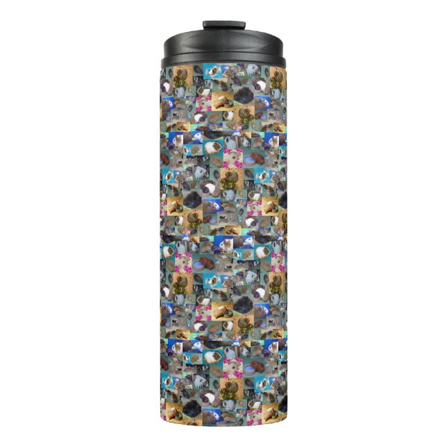 Guinea Pig Photo Collage,  Thermal Tumbler (Front)