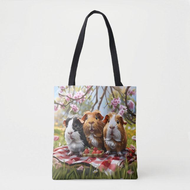 Guinea Pig Picnic Tote Bag (Front)