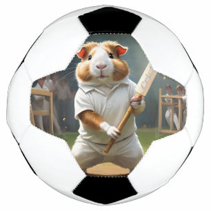 Guinea Pig Playing Cricket,  Football