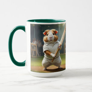 Guinea Pig Playing Cricket,  Mug