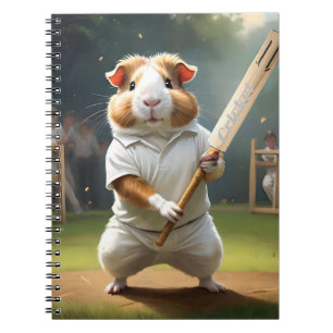 Guinea Pig Playing Cricket,  Notebook