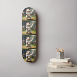 Guinea Pig Playing Cricket, Skateboard