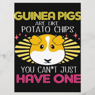 Guinea Pig Potato Chip Funny Pet Owner Gift Ideas Menu