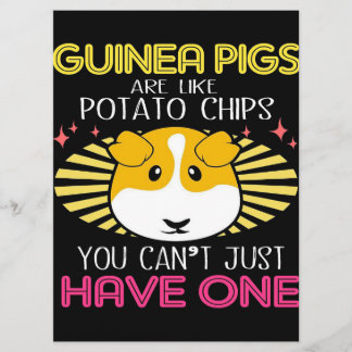 Guinea Pig Potato Chip Funny Pet Owner Gift Ideas Menu