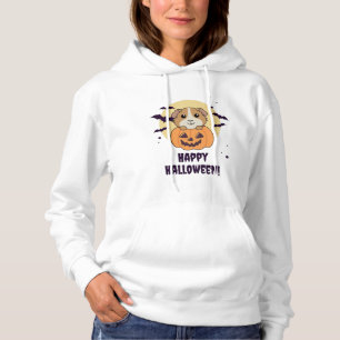 Guinea Pig Pumpkin Sweet Animals Happy Halloween Hoodie