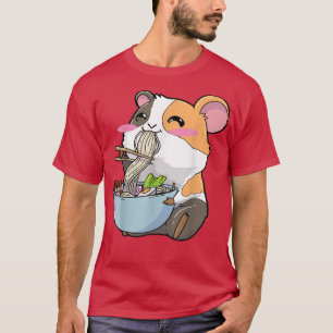 Guinea Pig Ramen Noodles Kawaii T-Shirt