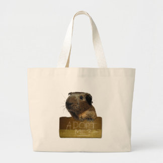 Guinea Pig Rescue Adoption Large Tote Bag