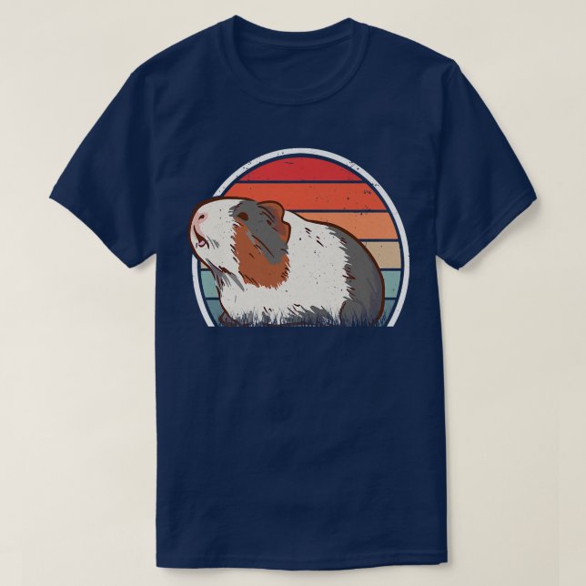 Guinea Pig Retro Guinea Pig Vintage523 T-Shirt (Design Front)
