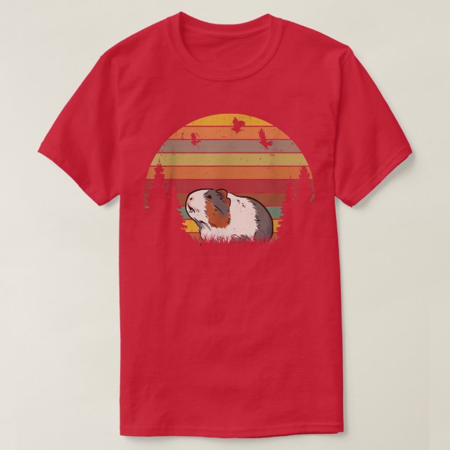 Guinea Pig Retro Guinea Pig Vintage525 T-Shirt (Design Front)
